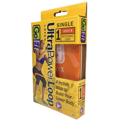 Gofit Ultra Power Loop Resistance Band, Orange (GF-SUPL-HX)