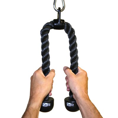 GoFit Tricep Rope, Black (GF-TROPE)