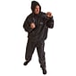 GoFit Black 2-Piece Hooded Sweat Suit, Small/Medium (GF-TTH-S/M)