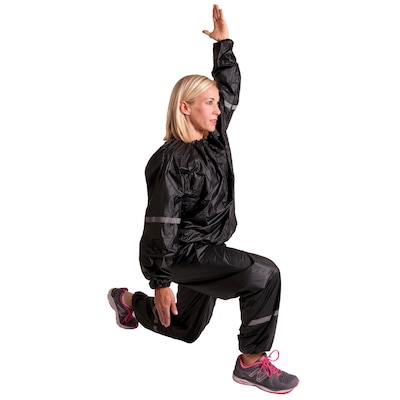 GoFit Black Vinyl Sweat Suit, 2X/3X (GF-TTS-2X/3X)