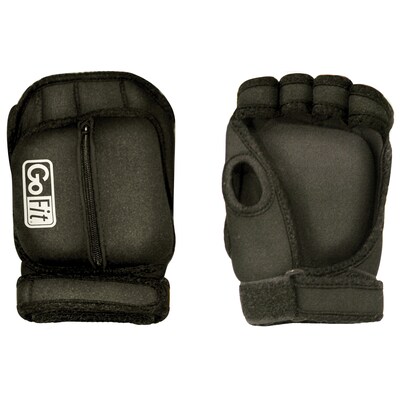 Gofit Weighted Gloves, Black (GF-WAG)
