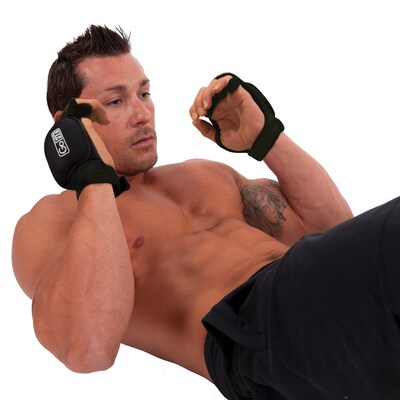Gofit Weighted Gloves, Black (GF-WAG)