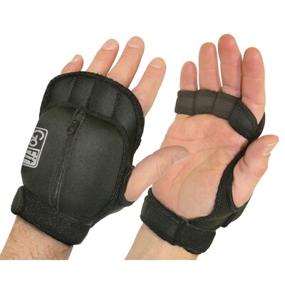 Gofit Weighted Gloves, Black (GF-WAG)