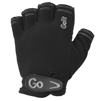 GoFit Xtrainer Women's Silver & Black Cross-Training Gloves, Medium (GF-WCT-MED/SLV)