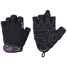 GoFit Xtrainer Womens Purple & Black Cross-Training Gloves, Medium (GF-WCT-M/PPL)