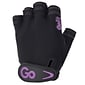 GoFit Xtrainer Women's Purple & Black Cross-Training Gloves, Medium (GF-WCT-M/PPL)