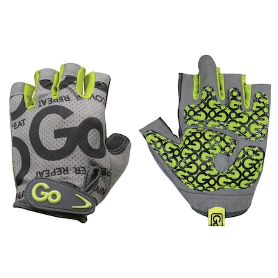 GoFit Pro Womens Green Trainer Gloves with Padded Go-Tac Palm, Medium (GF-WGTC-M/GR)