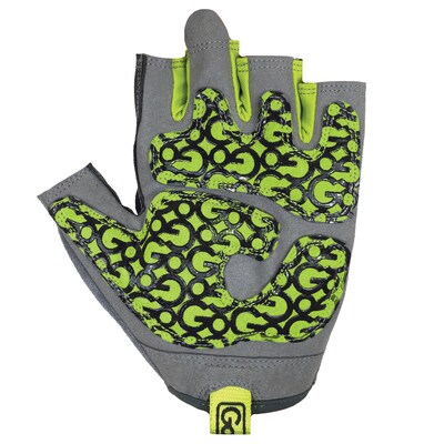 GoFit Pro Women's Green Trainer Gloves with Padded Go-Tac Palm, Medium (GF-WGTC-M/GR)