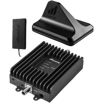 SureCall Fusion2Go Max In-Vehicle Cell Phone Signal Booster, Black (SC-FUSION2GOMAX)