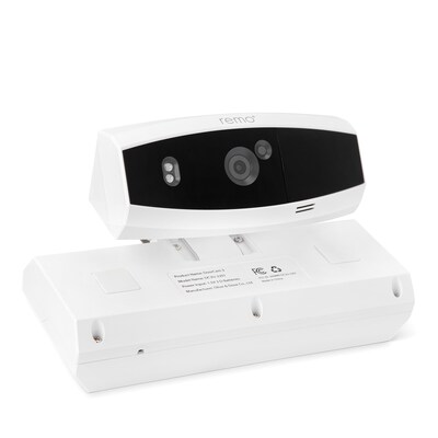 Remo+ DoorCam 3 1080p Full HD Wi-Fi Smart Over-the-Door Security Camera, White (DCM3MW)