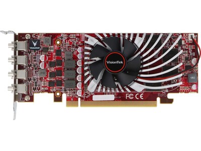 VisionTek AMD Radeon RX 550 SFF PCI Express 3.0 2GB GDDR5 Graphics Card, 1071MHz Core, 1500MHz, Mult