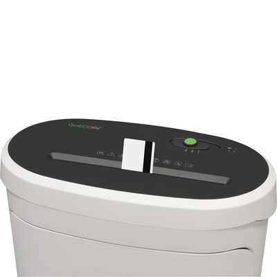 GoEcolife 10-Sheet Micro-Cut Shredder (GMA101P-BLK)