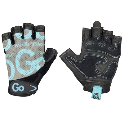 GoFit Women’s Teal Premium Leather Elite Trainer Gloves, Large (GF-WLG-L/TU)