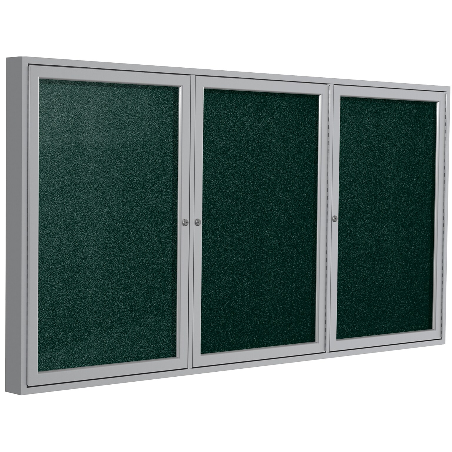 Ghent Vinyl Bulletin Board, Aluminum Frame, 3 x 6 (PA33672VX-183)