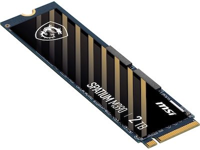 MSI SPATIUM M390 2TB M.2 PCIe Gen 3 NVMe 1.4 Internal Solid-State Drive, 3D-NAND (SM390N2TB)