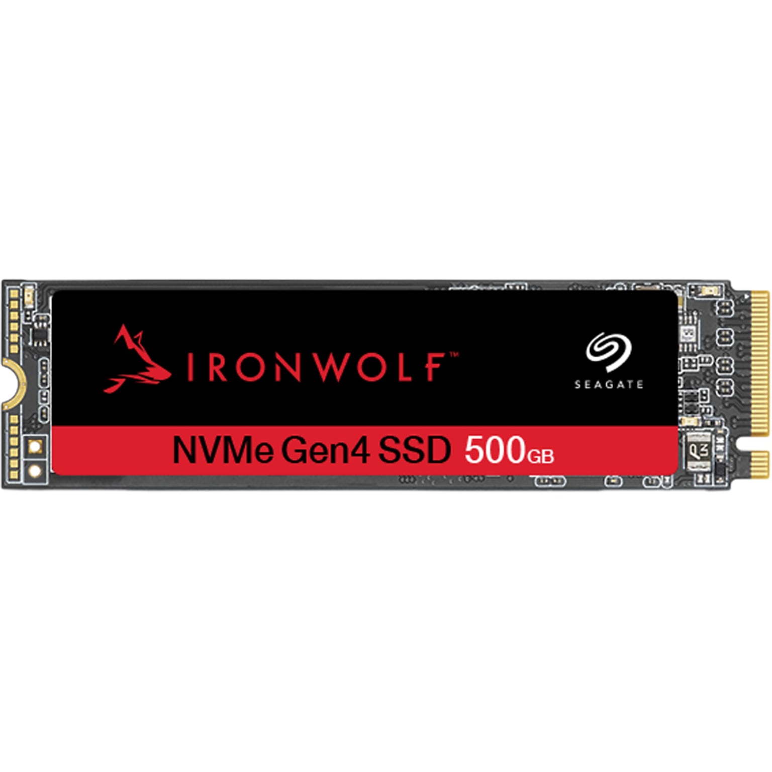 Seagate IronWolf 525 500GB M.2 PCIe Gen 4 NVMe 1.3 Internal Solid-State Drive, TLC (ZP500NM3A002)
