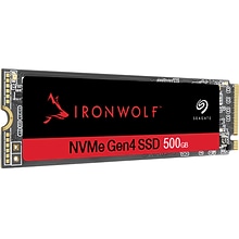 Seagate IronWolf 525 500GB M.2 PCIe Gen 4 NVMe 1.3 Internal Solid-State Drive, TLC (ZP500NM3A002)