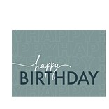 Custom Birthday Happiness Cards with Envelopes, 7-7/8 x 5-5/8, 25 Cards per Set