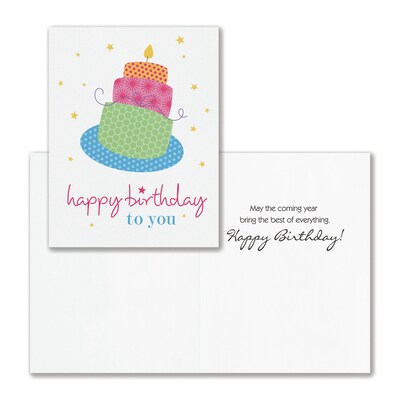 Birthday Card Assortment Pack, 40 Cards and Envelopes