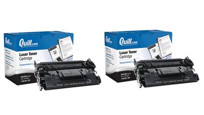 Quill Brand® Remanufactured Black High Yield Toner Cartridge Replacement for HP 26X, 2/PK (CF226XD)