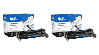 Quill Brand® Remanufactured Black Standard Yield Toner Cartridge Replacement for HP 26A, 2/PK (CF226