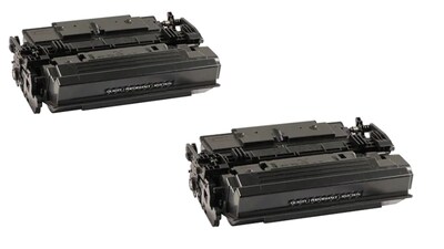 Quill Brand® Remanufactured Black High Yield Toner Cartridge Replacement for HP 87X, 2/PK (CF287XD)