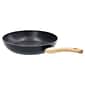 MasterChef Aluminum 8-Inch Frying Pan with Soft-Touch Bakelite Handle, Black, (VRD159102073)