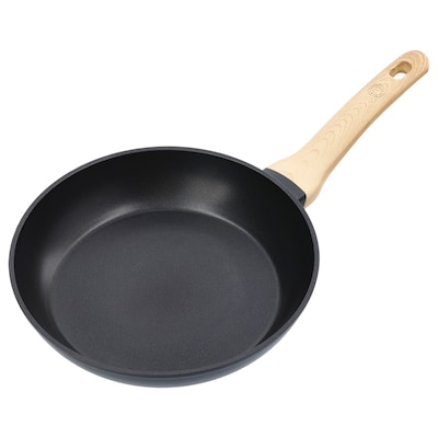 MasterChef Aluminum 10-Inch Frying Pan with Soft-Touch Bakelite Handle, Black, (VRD159102082)