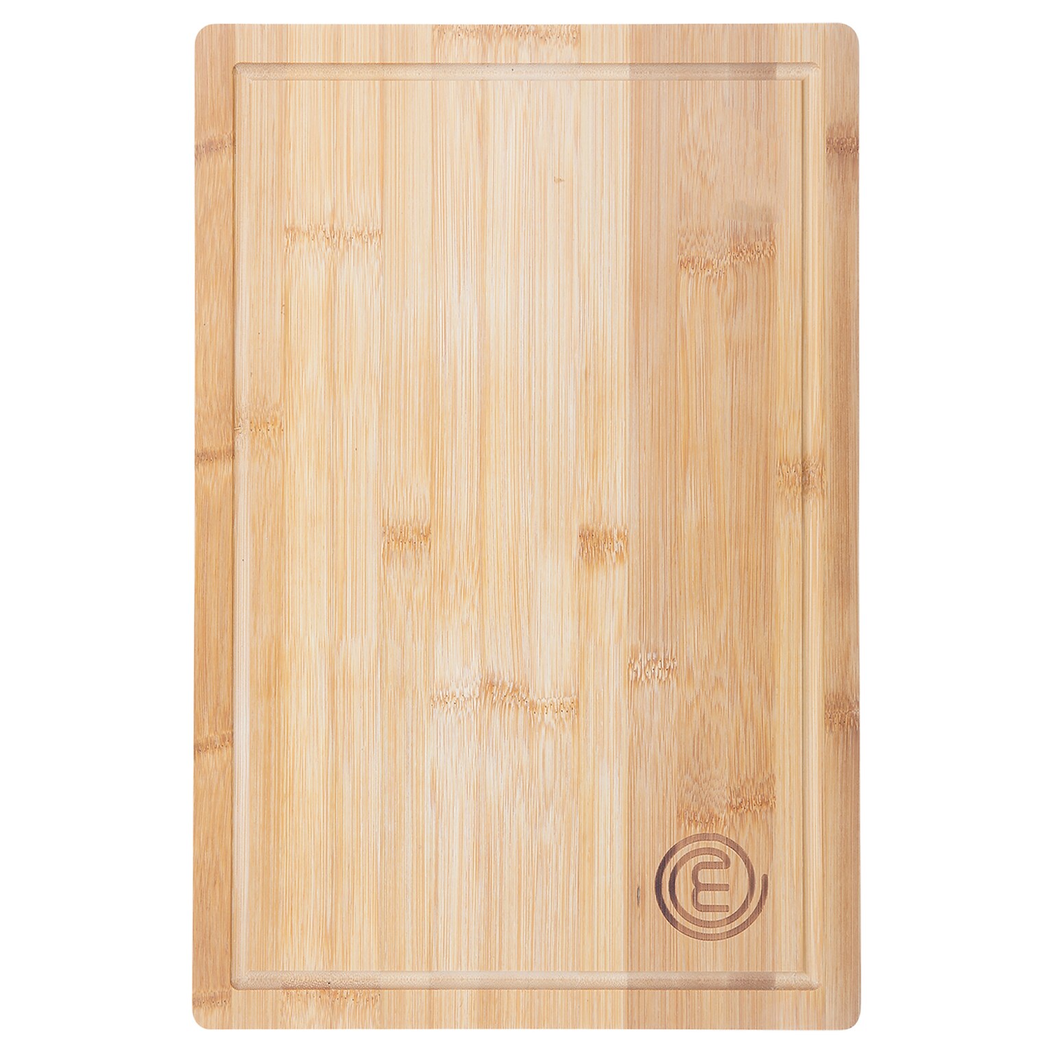 MasterChef 18x12-In. Extra-Large Bamboo Cutting Board, Beige