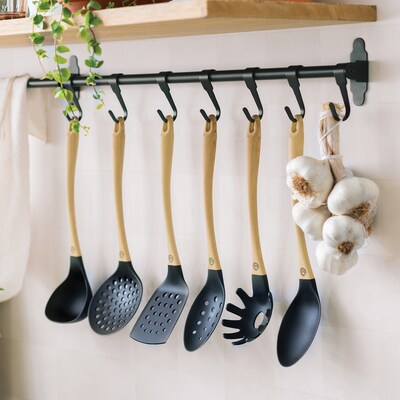 MasterChef VRD259102052 Plastic Utensil Set with Ergonomic Soft-Touch Handles, 6-Piece