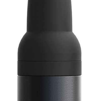 ASOBU Frosty Beer 2 Go Vacuum-Insulated Stainless Steel Can and Bottle Holder, Black (NA-FC2GBK)