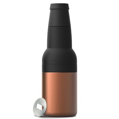 ASOBU Frosty Beer 2 Go Vacuum-Insulated Stainless Steel Can and Bottle Holder, Copper (NA-FC2GCOP)