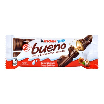 Kinder Bueno Crispy Creamy Chocolate Bar, 30 oz., 20/Pack (220-02073)