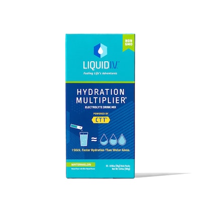 Liquid I.V. Watermelon Powder Drink Mix, 10/Pack (220-02078)