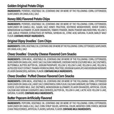 Wise Grab & Snack Variety Pack, 50 Bags/Pack (220-02063)