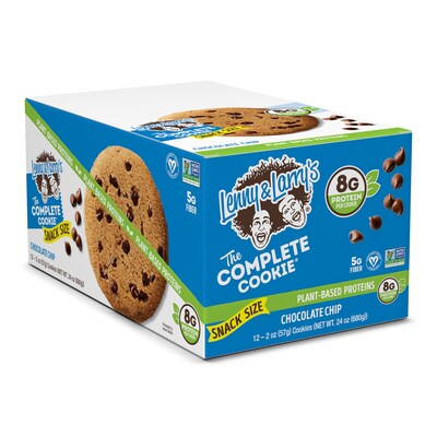 Lenny & Larry's Chocolate Chip Cookies, 2 oz., 12 Packs/Box (220-02081)