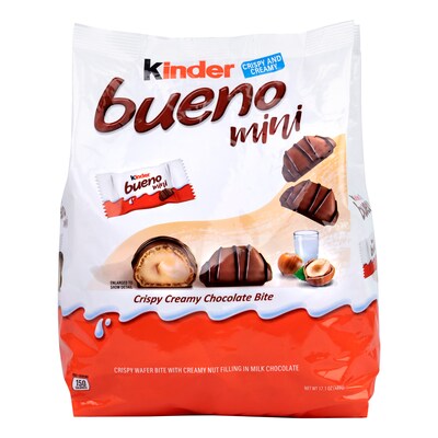 KINDER Bueno mini Milk Chocolate Pieces, 17.1 oz. (220-02060)