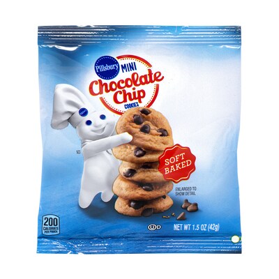 Pillsbury Chocolate Chip Cookies, 1.5 oz., 28/Pack (220-02056)