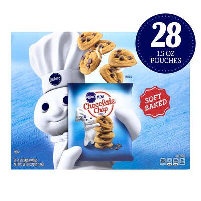Pillsbury Chocolate Chip Cookies, 1.5 oz., 28/Pack (220-02056)