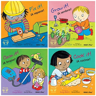 ISBN 9781786287670 product image for Child's Play Helping Hands/Manos Amigas Bilingual Books, Set of 4 (CPYCPHH) | Qu | upcitemdb.com