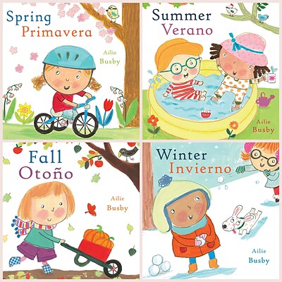 ISBN 9781786287786 product image for Child's Play Seasons Bilingual Books, Set of 4 (CPYCPS) | Quill | upcitemdb.com