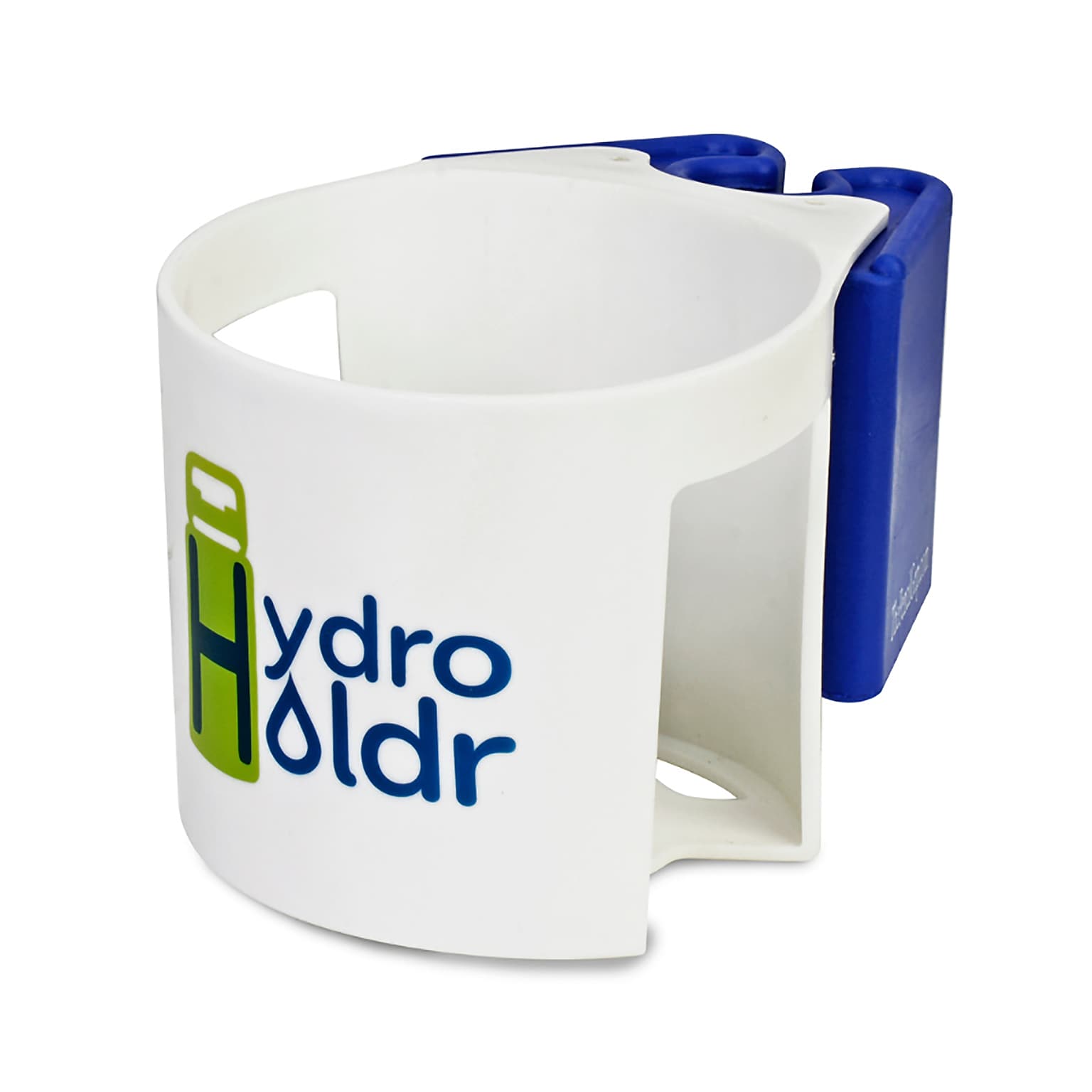 The Pencil Grip Hydro Holdr Clip-On Bottle Holder, White/Blue, 6/Pack (TPG82006)
