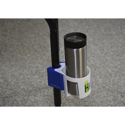 The Pencil Grip Hydro Holdr Clip-On Bottle Holder, White/Blue, 6/Pack (TPG82006)
