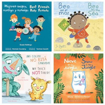 Childs Play Library Bilingual Books, Set of 4 (CPYCPVL)