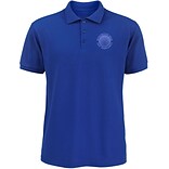 Embroidered Mens 50/50 Polo Shirt