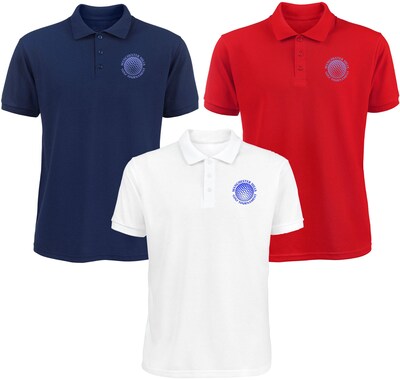 Custom Embroidered Mens 50/50 Polo Shirt