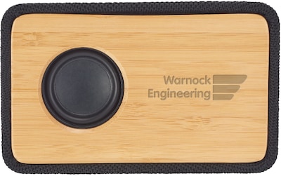 Custom Boundary Natural Bamboo Bluetooth Speaker