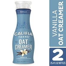 Califia Farms Vanilla Oat Creamer, 25.4 Oz, 2PK