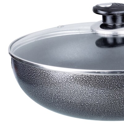 Brentwood Nonstick Aluminum Wok with Lid (10-Inch), (BWL-406)
