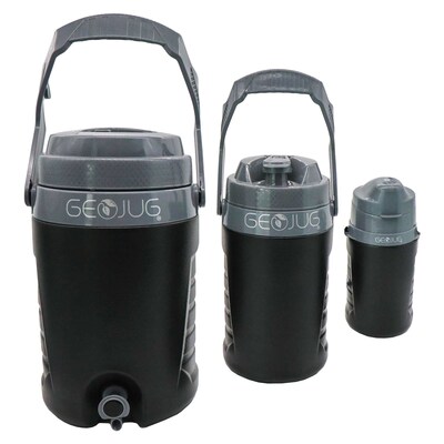 Brentwood 3-Piece Insulated Sports Water Jug Set (G-2300BK)
